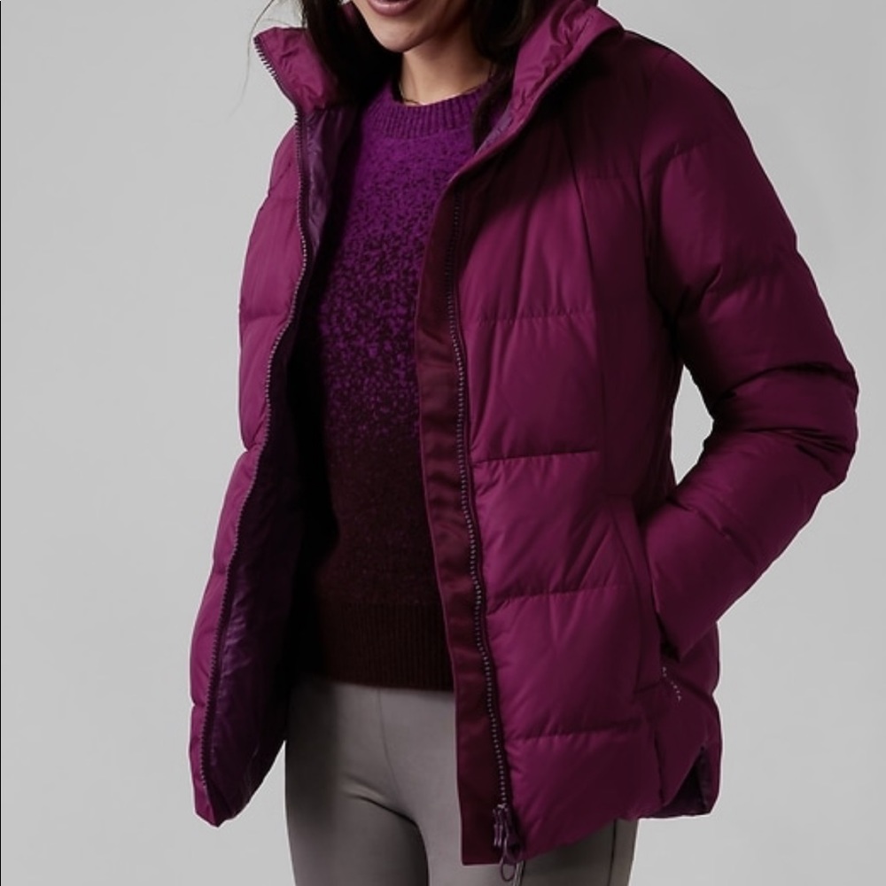 Athleta Downtown jacket size xs nwt new magenta